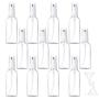 12PCS 80ml/2.7ounce Spray Bottles with 2 Funnels, Fine Mist Clear Spray Bottles Portable Refillable Mini Travel Bottles Liquid Containers for Make-Up Cosmetic Makeup