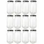 Nakpunar 48 pcs 8 oz Economy Glass Jars with Black Plastisol Lined Lids (48, 8 oz Cherry Style Paragon (Black)) Nakpunar 48 pcs 8 oz Economy Glass Jars with Black Plastisol Lined Lids (48, 8 oz Cherry Style Paragon (Black))