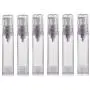 6 FLASONS POMMEAU VIDE RÉSINE TRANSPARENTE 5ml/10ml/12ml/15ml, Doseur Voyageable Rechargeable, Idéal pour Essences, Nettoyants, Émulsions (10ml/0.34oz) 6 FLASONS POMMEAU VIDE RÉSINE TRANSPARENTE 5ml/10ml/12ml/15ml, Doseur Voyageable Rechargeable, Idéal pour Essences, Nettoyants, Émulsions (10ml/0.34oz)