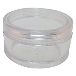Clear Plastic Makeup Lip Balm 10 Gram Packaging (Pack of 2)