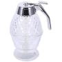 Honey Dispenser, 200 ML Acrylic Honey Syrup Dispenser Jar Container Cup Portable Juice Bee Storage Pot Shake Handshandle Juice Dispenser