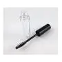 5 Stück 10ml 0.34oz Leere Mehrweg-Klarsicht DIY Eyelashes Creme Tube Flasche Kunststoff Mascara Behälter Tube mit Bürste Schwarzer Kappe und Stopfen