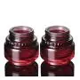 2er Set 50ml/1,7oz Rotwein Glasbehälter mit Schwarzdeckel und Innenfolie, Premium Reiseflaschen für Creme, Ätherische Öle, Lotion