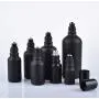 3Pcs 15ML Black Frosted Glass Empty Refillable Roll-On Bottles with Stainless Steel Roller Ball and Cap Essential Oil Perfume Eye Essence Fluid Cosmetic Containers Dispense Sample Vials for Beauty 3Pcs 15ML Black Frosted Glass Empty Refillable Roll-On Bottles with Stainless Steel Roller Ball and Cap Essential Oil Perfume Eye Essence Fluid Cosmetic Containers Dispense Sample Vials for Beauty