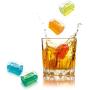 Contento 4028126002353 Eiswürfel Freeze It Glass Ice Cube, One Size, Multicolor