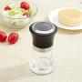 Spice Jar Cruet Home Kitchen Barbecue With Stainless Steel Sauce Jar Salt Pepper Seasoning Jar (100ml)