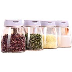 TNKML Glass Seasoning Box Salt Shaker Sugar Cans Household Seasoning Bottle Storage Box Seasoning Jar Spice Jar Kitchen Supplies Spice Container