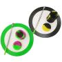 SZBS A Set Silicone Container Round Mat 11ml drum-shape Container Wax Oil Container Concentrate Storage Container Wax Silicone Jar With a Metal Rod (Green, 1)