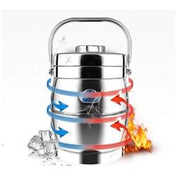 JHMIH Food Flask, Insulated Food Container Container Vacuum Leakproof, 3.2L
