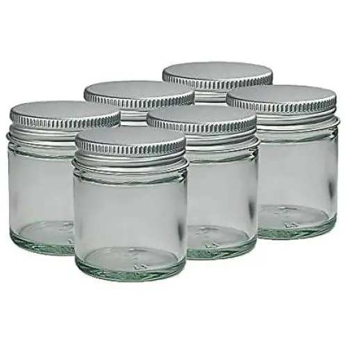 Bouteilles en verre transparentes de 30ml avec couvercles en aluminium pour mélanges d'aromathérapie/crèmes par Avalon Cosmetic Packaging Bouteilles en verre transparentes de 30ml avec couvercles en aluminium pour mélanges d'aromathérapie/crèmes par Avalon Cosmetic Packaging