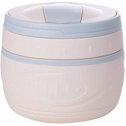 Maxam Double Wall Lunch Container, with Spoon and Bowl, 16oz