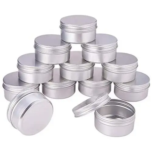 PH PandaHall 20 Pack 2.7oz Screw Top Metal Steel Tins Aluminum Tin Cans Jar Empty Slip Slide Round Containers For Lip Balm, Crafts, Cosmetic, Candles, Storage Kit PH PandaHall 20 Pack 2.7oz Screw Top Metal Steel Tins Aluminum Tin Cans Jar Empty Slip Slide Round Containers For Lip Balm, Crafts, Cosmetic, Candles, Storage Kit