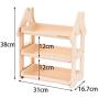 HMANE 3 Tier Spice Rack Sundries Storage Rack Plastic Storage for Spice Bottles/Jars/Seasonings/Supplies for Kitchen Cabinet Bathroom - (Nordic Beige)