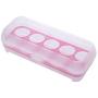 Flsell - Holder Egg - 2 Colors Plastic Egg Storage Box Boxes Organization - Boxes Jars Bottles Jars Boxes Wooden Container Plastic Storage Food Metal Fruit Rice Kitchen Holder Iron Drawer Refrige