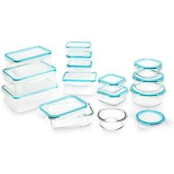 Airtight Food Storage Jars - Art & Cook Sealed Glass/Plastic Container 30PC Set