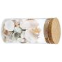 Clear Round Shape Glass Bottle Vial Bead Snack Sugar Containers Tea Storage Jars suit for DIY Arts and Crafts Accessories