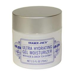 Trader Joe’s | Ultra Hydrating Gel Moisturizer with Aloe & Green Tea Extracts | 2.5 Fl Oz (75 ml) Tub| Paraben-free, Fragrance-free, Never-tested-on-animals | Suitable for All Skin Types