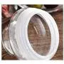 XSWZAQ Sealed cans glass transparent storage jars moisture-proof milk powder cans food grains and grains tea storage tanks (Size : 1000ml) XSWZAQ Sealed cans glass transparent storage jars moisture-proof milk powder cans food grains and grains tea storage tanks (Size : 1000ml)