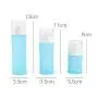3Pcs Round Silicon Leakproof Travel bottles Empty Refillable Squeeze Containers Tubes Perfect for Carry-on Luggage Liquid Toiletries and Cream Blue (60ml/2oz) 3Pcs Round Silicon Leakproof Travel bottles Empty Refillable Squeeze Containers Tubes Perfect for Carry-on Luggage Liquid Toiletries and Cream Blue (60ml/2oz)
