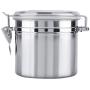fosa Coffee Container, Stainless Steel Coffee Container Vacuum Sealed Storage Jar Kitchen Dry Food Pantry Containers for Pasta, Tea, Coffee, Cookies, Candy(1100ml)