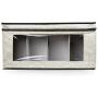 DII Red Wine Glass Storage Bin with Removable Insert for Protecting or Transporting Glasses or China - Damask