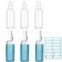 6-Pack Spray Bottles, 4oz/100ml Clear Empty Fine Mist Plastic Mini Travel Bottle Set .Refillable & Reusable Bottles for Essential Oils, Small Refillable Containers Labels and funnel as gift 6-Pack Spray Bottles, 4oz/100ml Clear Empty Fine Mist Plastic Mini Travel Bottle Set .Refillable & Reusable Bottles for Essential Oils, Small Refillable Containers Labels and funnel as gift