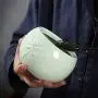 Food Storage Container,Tea Cans, Ceramic Large, Moisture-proof Sealed Cans, Household Coffee, Herbs, Candy, Chocolate Storage Tanks (Color : Green) Food Storage Container,Tea Cans, Ceramic Large, Moisture-proof Sealed Cans, Household Coffee, Herbs, Candy, Chocolate Storage Tanks (Color : Green)