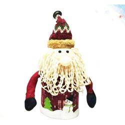 Amosfun Christmas Candy Box Cute Xmas Candy Storage Can Food Storage Jar for Bedroom Living Room Home