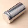 SONGLIN Simple Stainless Steel Sealed Cans Portable Storage Tank Milk Tea Cans Seasoning Jar Travel Storage Tank,7cmx13cm