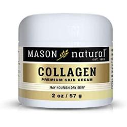 Mason Vitamins Collagen Beauty Cream 100% Pure Collagen Pear Scent, 2-Ounce Jars (Pack of 2)