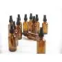 1790 Amber Glass Essential Oil Bottles, 2 oz Small Glass Bottles, Glass Bottles for Essential Oils- BPA Free - Toxin Free - Mini Spray Bottle(12 Pack)