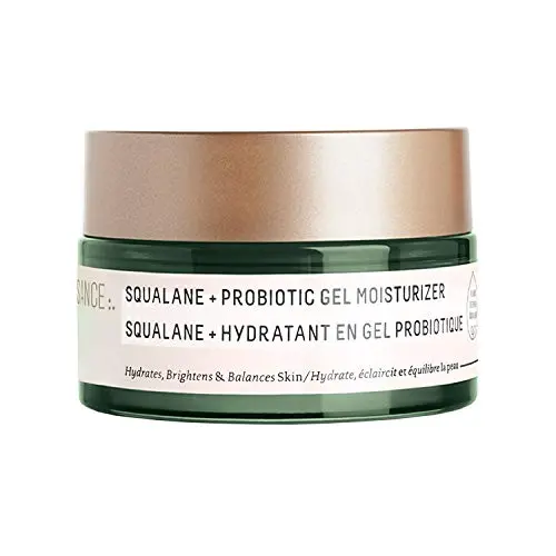 Biossance Squalane + Probiotic Gel Moisturizer - Ultra-Hydrating Moisturizing Gel for Redness-Prone Skin - No Parabens or Synthetic Fragrance (50ml)