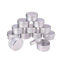 Bottle-WLD 20PCS 5g 10g 15g 20g 30g 40g 50g 60g Aluminum Tin Jars Metal 50ml Empty Cosmetic Face Care Eye Cream Lip Balm Gloss Packaging (Size : 10g)