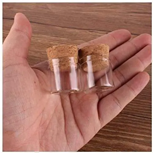 50 tubes à essai de 5ml, taille 2425mm, petits contenants avec bouchons en liège, idéal pour la fabrication artisanale 50 tubes à essai de 5ml, taille 2425mm, petits contenants avec bouchons en liège, idéal pour la fabrication artisanale