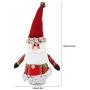 Christmas Candy Box, Cute Shape Christmas Candy Box Storage Cookie Jar Sugar Candy Container Christmas Parties Decoration Gift(Santa Claus)