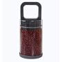 Moligh doll Pull Type Glass Food Storage Bottlevacuum Sealed Can Heat Resistant Miscellaneous Grains Storage Tank Storage Cup Candy Jar