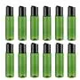 12Pcs (30ml/1oz) Green Plastic Empty Bottle with Black Disc Top Flip Lid Squeezable Makeup Containers Pot Refillable Portable Travel Sub Bottling for Lotion Cleanser Toner Emollient Water 12Pcs (30ml/1oz) Green Plastic Empty Bottle with Black Disc Top Flip Lid Squeezable Makeup Containers Pot Refillable Portable Travel Sub Bottling for Lotion Cleanser Toner Emollient Water