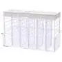GrayGraygood Clear Seasoning Rack Spice Pots 6pcs Transparent Seasoning Storage Box 2 Way Open Condiment Jar Storage Container with Tray GrayGraygood Clear Seasoning Rack Spice Pots 6pcs Transparent Seasoning Storage Box 2 Way Open Condiment Jar Storage Container with Tray