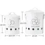 Boîtes de Rangement Cuisine 2 Pièces pour Pommes de Terre, Oignons, Bac de Conservation Métal Respirant, Conteneur pour Bouteilles et Pots. Boîtes de Rangement Cuisine 2 Pièces pour Pommes de Terre, Oignons, Bac de Conservation Métal Respirant, Conteneur pour Bouteilles et Pots.