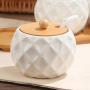 TNKML Ceramic Spice Jar Storage Tank Sugar Can Salter Spice Jar Spice Box Kitchen Tool Home Decor Creative Gift