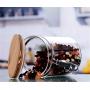 Mini Spice Jars Heat-resistant glass kitchen home sealed tea grain storage tank