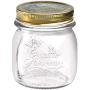 Bormioli Rocco Set Of 4 Food Preserve Jars With Airtight Screw Lid From Quattro Stagioni Jar Size: 250Ml