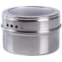 Cngstar Stainless Steel Magnetic Spice Rack Pot Herb Tin Jar Storage Holder Cook Stand Kitchen Accessories Tools