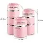 Thermos Food Jar Multi-storey Thermos Stainless Food Flask,Leakproof Insulated Food Containers (Color : Green, Size : 780ML)