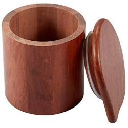 Solid Wood Sealed Jars, Kitchen Household Grain Storage Tanks, Storage Spices/Coffee Beans/Tea