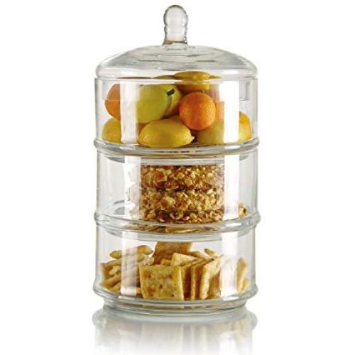 Stock glass of 3 floors