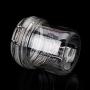 Dsxnklnd 500ML Plastic Round Clip Top Storage Jar with Airtight Seal Lid Food Candy Container Kitchen Spice Organizer