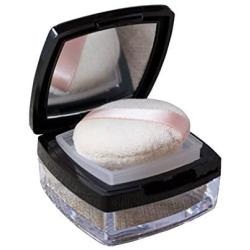 erioctry 15Gram Empty Square Foundation Make-up Powder Puff Box Case Container Compact with Mirror Sifter and Black FILP Lip Powder Puff Free