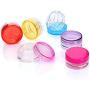 Cosmetic Storage Cosmetics Jar 5Pcs/Set Round Bottle Box Transparent Portable 10Pcs/Set Makeup Cream Plastic Nail Art,Transparent5Pcs