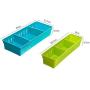 ONLINE Adjustable Storage Office Space Saver Desk Organizers Drawer cabinet-organizers Dividers Kitchen Cookware Storage Box flatware-organizers cookie-jars